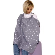 Braventa Collection Sevi Bebe Emzirme Örtüsü Tokalı Gri