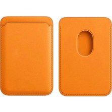 Braventa Collection iPhone ile Uyumlu 17/16/15/14/13/12 Serisi Telefonlar Için Güçlü Manyetik Magsafe Destekli Deri Kart