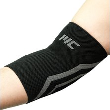 Braventa Collection Musclecloth Elastik Spor Dirseklik Tekli Paket Siyah