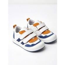 Ilkadım Bebek Hakiki Deri Ortopedik Yumuşuk Kaydırmaz Taban Yürüyüş Ayakkabısı