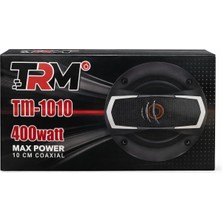 Braventa Collection Paspro Otomotiv Trm 400 Watt Oto Ses Sistemi | Güçlü ve Net Ses Performansı | 10 cm Kapaklı | 2 Li