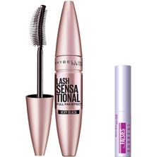 Braventa Collection Maybelline New York Lash Sensational Yelpaze Etkili Siyah Maskara 9.5 ml &mini Falsies Surreal Maska