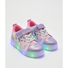 Kız Çocuk Unicorn Kaydırmaz Taban Spor Ayakkabı