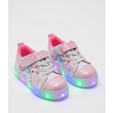 Kız Çocuk Unicorn Kaydırmaz Taban Spor Ayakkabı