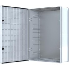 Braventa Collection Yavuz Abs Pano 50 x 70 x 22.5 cm Taban Saclı IP65 Plastik Pano Montaj Plakalı Elektrik Kutusu Pano D