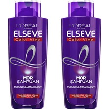 Braventa Collection L’oréal Paris 2'li Elseve Turunculaşma Karşıtı Mor Şampuan 200ML Saç Bakım Seti