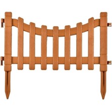 Braventa Collection IRK-SB105 Sarmaşık Plastik Bahçe Dekorasyon Çiti 12'li Set Kahverengi