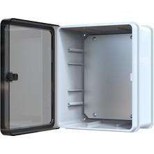 Braventa Collection Yavuz Abs Pano 25 x 30 x 15.2 cm Taban Saclı IP65 Plastik Pano Montaj Plakalı Elektrik Kutusu Pano D