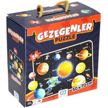 Ergün Collection 5026 Ca Games, Gezegenler / 24 Parça Puzzle / +3 Yaş