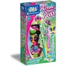 Ergün Collection 18873 Idea Clemetoni - Kalem Tasarım Seti - Kelebekler