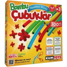 Ergün Collection 5462 Kumtoys, Bambu Çubuklar - 300 Parça / +3 Yaş
