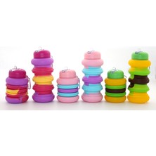 Ergün Collection Katlanabilir Portatif Silikon Su Şişesi 500 ml Model 3