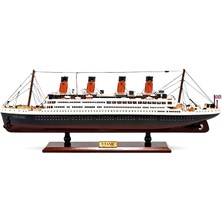 Ergün Collection Özel Tasarım Ahşap Işıklı Titanik Gemi - Model 2