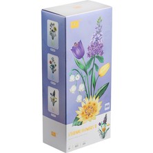 Ergün Collection LZ1672 Loz Eternal Flowers Serisi - ''çiçekli Sabah, Ay Işıklı Akşam'' 534 Parça Yapım Seti