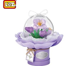 Ergün Collection LZ1297 Loz  Ledli Orkide Buketi  Block Oyuncak 272 Parça