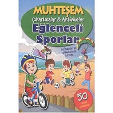 Braventa Collection Muhteşem Çıkartmalar Aktiviteler Eğlenceli Sporlar: Bulmacalar ve Aktivitelerle Birlikte