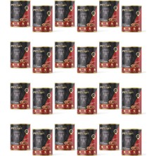 Braventa Collection Konserve Köpek Maması Yetişkin Sığır Etli, Kıyılmış, Pate Etli 415 gr 24 Adet Yaş Mama Düşük Tahıllı