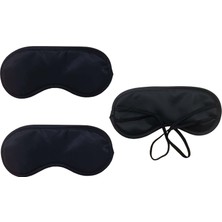 Braventa Collection Medsuo 3 Adet Rahat Yumuşak Uyku Göz Maskesi Gölge Kılıfı Erkekler ve Kadınlar Için Hafif Uyuyan Göz