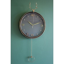 Ergün Collection Geyikli Sarkaçlı Duvar Saati