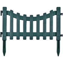 Braventa Collection IRK-SB105 Sarmaşık Plastik Bahçe Dekorasyon Çiti 12'li Set Yeşil