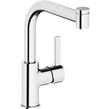 Braventa Collection Adell Kelvin T Spiralli Mutfak Bataryası-Krom