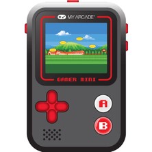 Braventa Collection My Arcade Gamer Mini Klasik-Kırmızı: 160 Oyunla Paketlenmiş Minyatür Elde Taşınabilir Oyun Sistemi,
