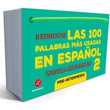 Ergün Collection Redhouse Las 100 Palabras Mas Usadas En Espanol - Ispanyolca Sözcük Kartları 2