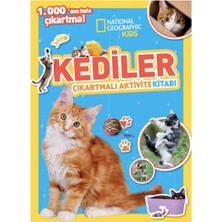 Braventa Collection National Geographic Kids Kediler Çıkartmalı Faaliyet Kitabı
