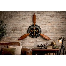 MNK Metal Pervane Tasarımlı Dekoratif Duvar Saati