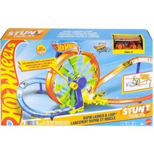 Ergün Collection JBX65 Hot Wheels Hızlı Fırlatma ve Döngü Parkuru Oyun Seti