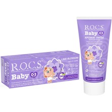 Braventa Collection R.o.c.s. Rocs Baby 0-3 Yaş Florürsüz Bebek Diş Macunu - Ihlamur Özlü - 45G