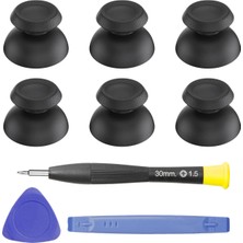 Braventa Collection 6 x Ps5 Denetleyicisi Için Yedek Parmak Çubuğu, Analog Joystick Kavrama Yedek Parçaları, 5 Dualsense