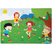 Ergün Collection CS-1276 Ilkbahar Ahşap Yer Puzzle