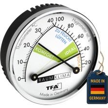 Braventa Collection TFA45.2024 Analog Termometre Higrometre 3, Siyah
