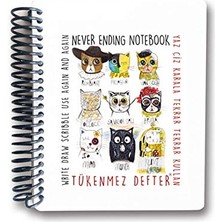 Braventa Collection Tükenmez Not Defteri - 4 (Ressam Kediler) - 13X16 cm
