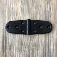 Braventa Collection Gürçay Hırdavat Plastik Oval Menteşe 11CM (2 Adet) Siyah