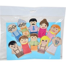 Ergün Collection AND-5087 Insanlar Parmak Kukla Seti -Anadolu Oyuncak