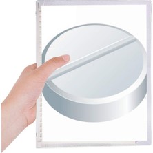 Braventa Collection Sağlık Bakım Ürünleri Beyaz Hap Desenli Defter Gevşek Yaprak Spiral Doldurulabilir Günlük