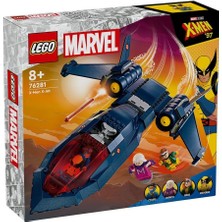 Ergün Collection 76281 LEGO Marvel X-Men X-Jet 359 Parça +8 Yaş