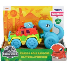 Ergün Collection 73251 Tomy - Jurassic World Dino ve Renkli Araç +12 Ay