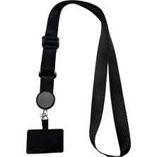 Braventa Collection 30-60CM Uzunluğu Ayarlanabilir Cep Telefonu Boyun Ipi Askısı Kolye Kordon Askı Naylon Kumaş