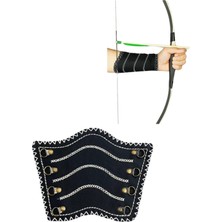 Braventa Collection Okçubaba Kolçak Kol Koruma Siyah – Okçuluk Sporu Için Ayarlanabilir Kol Kalkanı Siyah