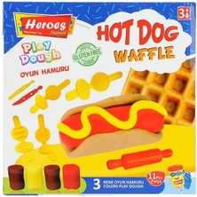Ergün Collection ERN-584 Heroes Orta Kutulu Burger Oyun Hamuru Seti