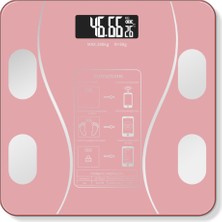 Ergün Collection Pembe Renk Bluetooth Özellikli Akıllı Tartı