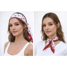 Edirne Lavanta Edirne Kırmızısı Ince Fular 6*110CM Model-2