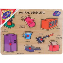 Ergün Collection ONY-168-169 Ahşap Tutmalı Mutfak Gereçleri -Onyıl Oyuncak