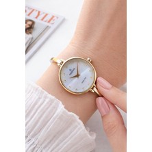 Essence Çelik Kordon Kararma Yapmaz 3 Atm Suya Dayanıklı Kadın Kol Saati + Bileklik VS.BLKT.0880