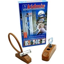 Braventa Collection Gürçay Hırdavat Kidmix Pencere Güvenlik Kilidi Kahverengi