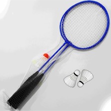 Braventa Collection Fileli Badminton Raket Seti (2 Raket 1 Top) Cks-82 (Kırmızı)