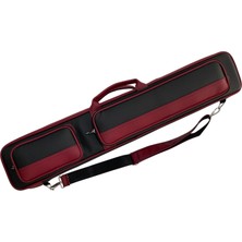 Braventa Collection Sport Deri Bilardo Istaka Çantası - 4 Dip ve 8 Şaft Taşıma Kapasitesi